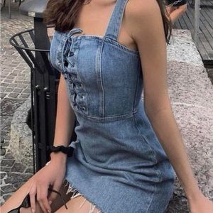 Reformation denim dress